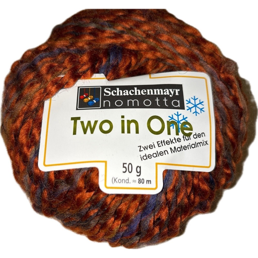 Schachenmayr Nomotta TWO IN ONE Yarn 50g/80m Fall Colors Acrylic/Wool‎